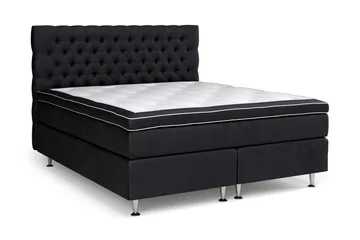 Celine Sengepakke 180x200cm - Sort/Velour - Møbler - Senge - Komplet sengepakke