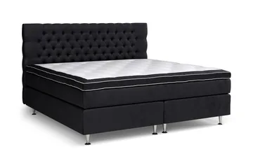 Celine Sengepakke 210x210cm - Sort / velour - Møbler - Senge - Kontinentalsenge