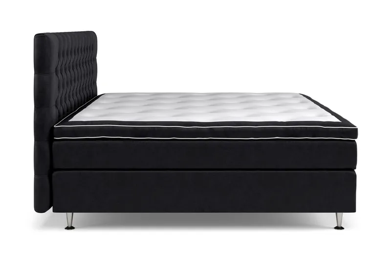 Celine Sengepakke 210x210cm - Sort / velour - Møbler - Senge - Kontinentalsenge