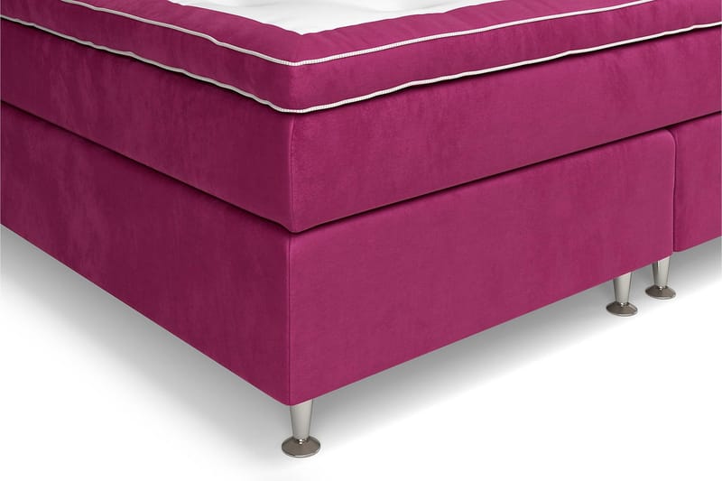 Celine Sengepakke 210x210cm - Pink / Velour - Møbler - Senge - Kontinentalsenge