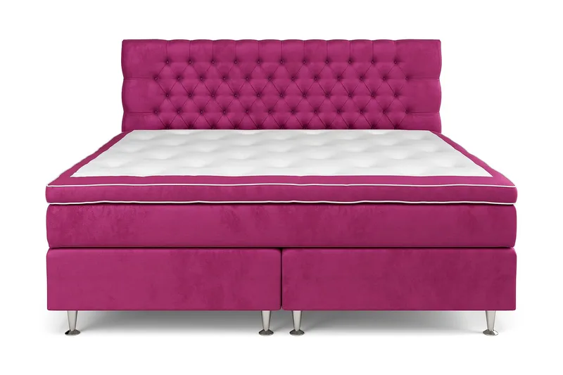 Celine Sengepakke 210x210cm, Pink / Velour