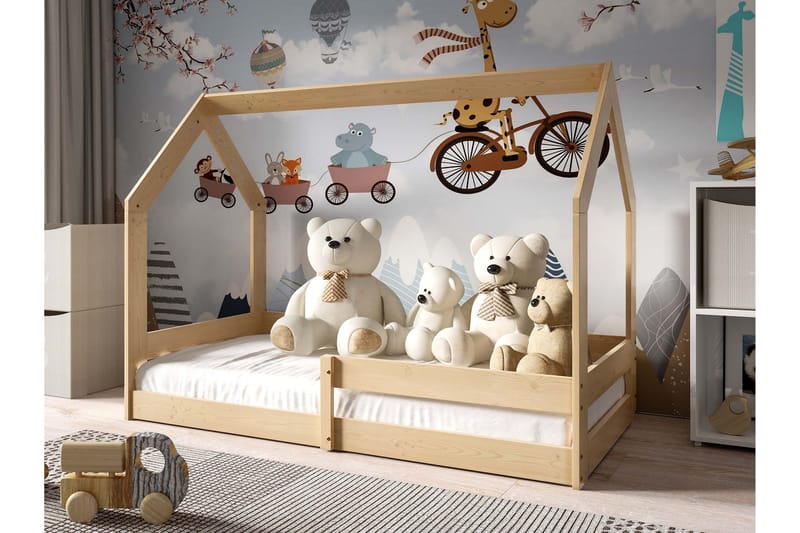 Cenon Sengeramme 80x160 cm - Brun - Møbler - Senge - Sengeramme & sengestel