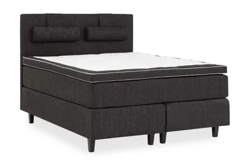 Charleston Komplet Sengepakke 180x200 - Sort - Møbler - Senge - Komplet sengepakke