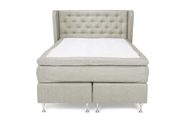 Cloud Komplet Sengepakke 140x200 - Beige/Hvid - Møbler - Senge - Komplet sengepakke