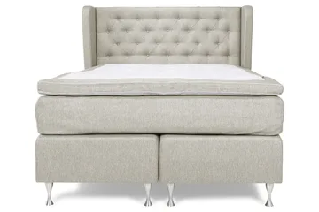 Cloud Komplet Sengepakke 140x200 - Beige/Hvid - Møbler - Senge - Komplet sengepakke