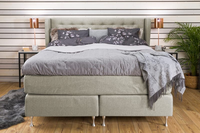 Cloud Komplet Sengepakke 160x200 - Beige - Møbler - Senge - Komplet sengepakke