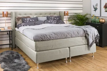 Cloud Komplet Sengepakke 160x200 - Beige - Møbler - Senge - Komplet sengepakke
