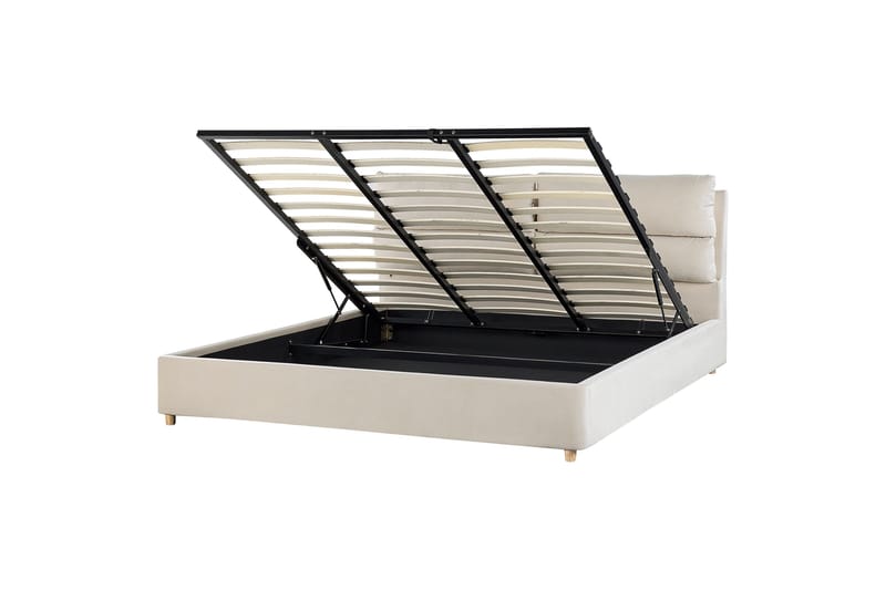 Daxxon Sengeramme 180x200 cm - Beige - Møbler - Senge - Sengeramme & sengestel