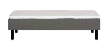 Daybed HOME4YOU Lande 90x200 cm Grå - Grå - Møbler - Senge - Kontinentalsenge