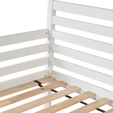 Daybed Theza Hvid - Hvid - Møbler - Senge - Gæsteseng & ekstraseng - Udtrækkelig seng
