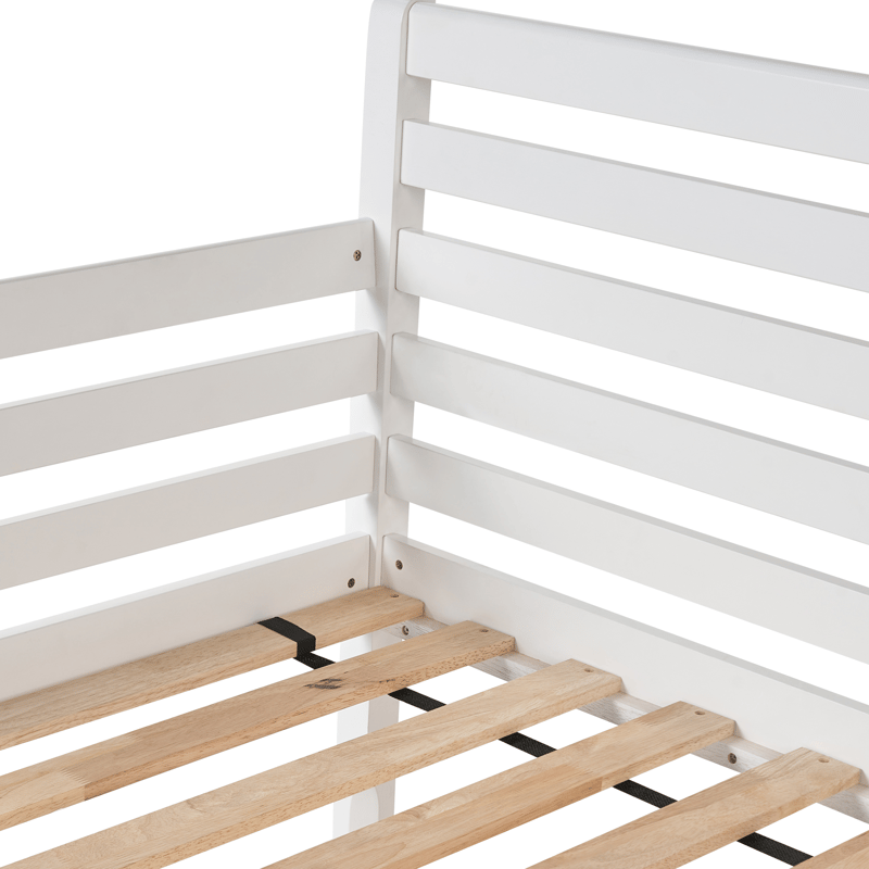 Daybed Theza Hvid - Hvid - Møbler - Senge - Gæsteseng & ekstraseng - Udtrækkelig seng