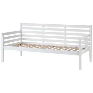 Daybed Theza Hvid - Hvid - Møbler - Senge - Gæsteseng & ekstraseng - Udtrækkelig seng
