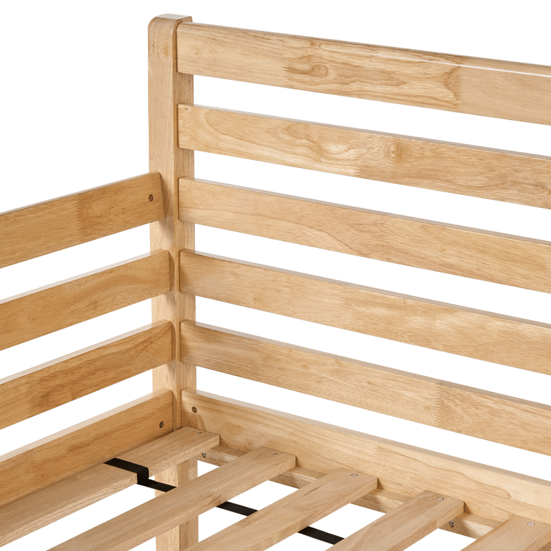 Daybed Theza Natur - Naturlig - Møbler - Senge - Gæsteseng & ekstraseng - Udtrækkelig seng