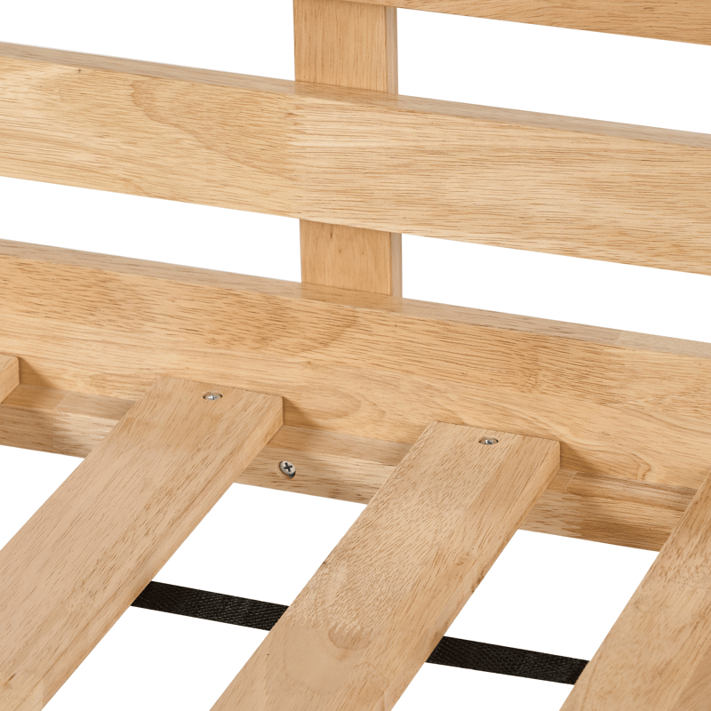 Daybed Theza Natur - Naturlig - Møbler - Senge - Gæsteseng & ekstraseng - Udtrækkelig seng