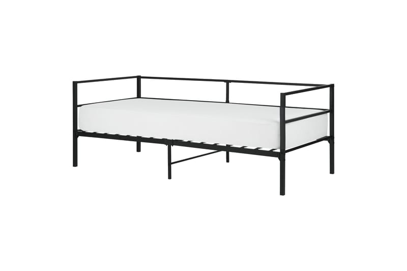 Dayven Sengeramme 90x200 cm - Sort - Møbler - Senge - Sengeramme & sengestel
