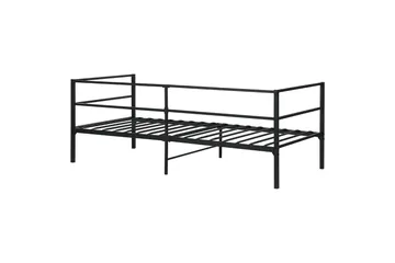Dayven Sengeramme 90x200 cm - Sort - Møbler - Senge - Sengeramme & sengestel