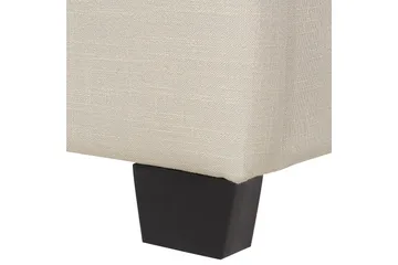 Deagan Sengeramme 140x200 cm - Beige/Mørkt træ - Møbler - Senge - Sengeramme & sengestel