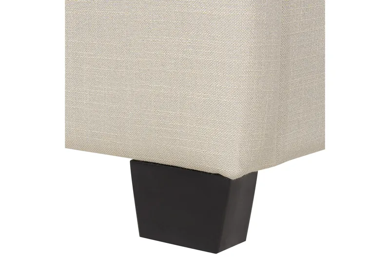 Deagan Sengeramme 140x200 cm - Beige/Mørkt træ - Møbler - Senge - Sengeramme & sengestel