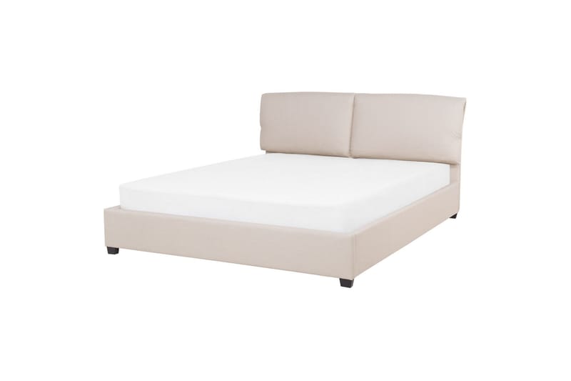 Deagan Vandseng 160x200 cm, Beige/Mørkt træ