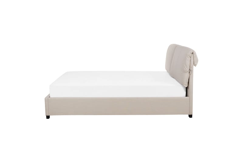 Deagan Vandseng 160x200 cm - Beige/Mørkt træ - Møbler - Senge - Vandseng