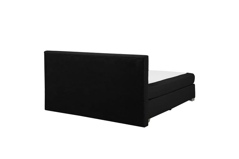 Denae Kontinentalseng 160x200 cm - Sort/Sølv - Møbler - Senge - Kontinentalsenge