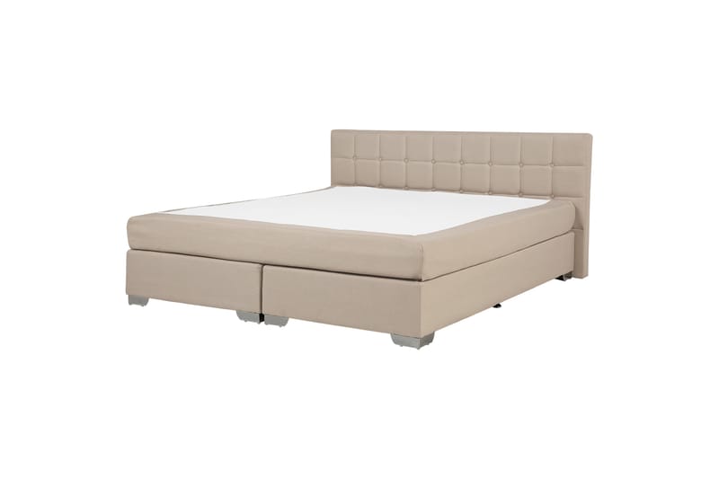 Denae Kontinentalseng 180x200 cm - Beige/Sølv - Møbler - Senge - Kontinentalsenge
