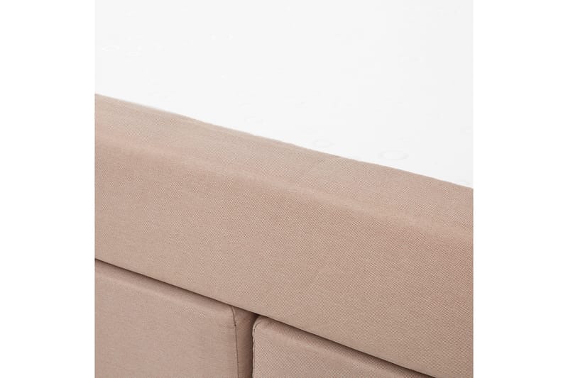 Denae Kontinentalseng 180x200 cm - Beige/Sølv - Møbler - Senge - Kontinentalsenge