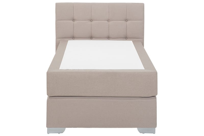Denae Kontinentalseng 90x200 cm - Beige/Sølv - Møbler - Senge - Enkeltsenge