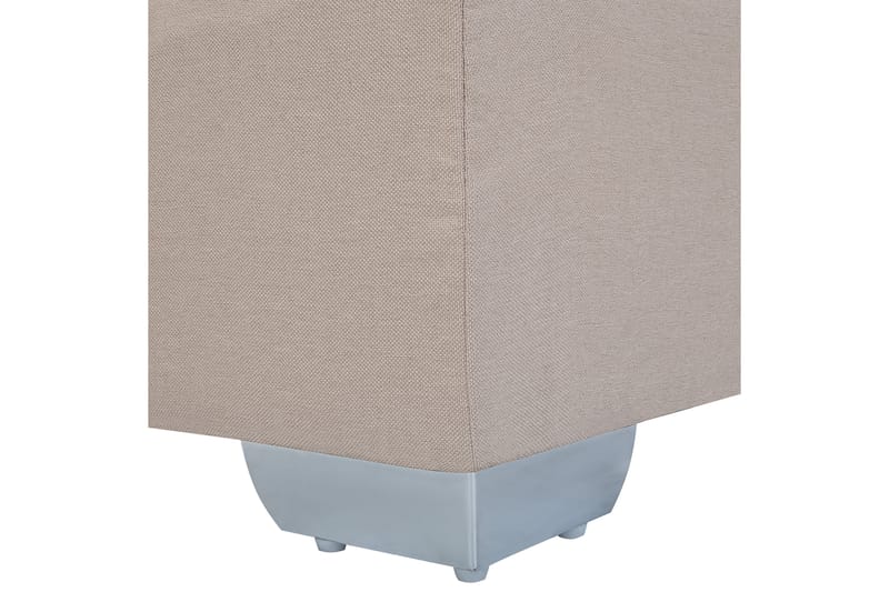 Denae Kontinentalseng 90x200 cm - Beige/Sølv - Møbler - Senge - Enkeltsenge