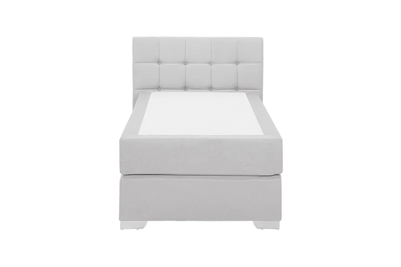 Denae Kontinentalseng 90x200 cm, Grå/Sølv