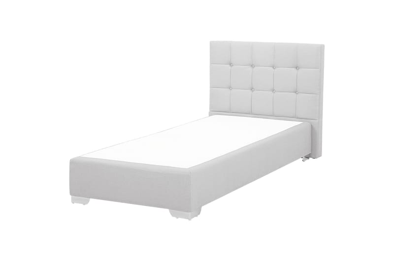 Denae Kontinentalseng 90x200 cm - Grå/Sølv - Møbler - Senge - Enkeltsenge