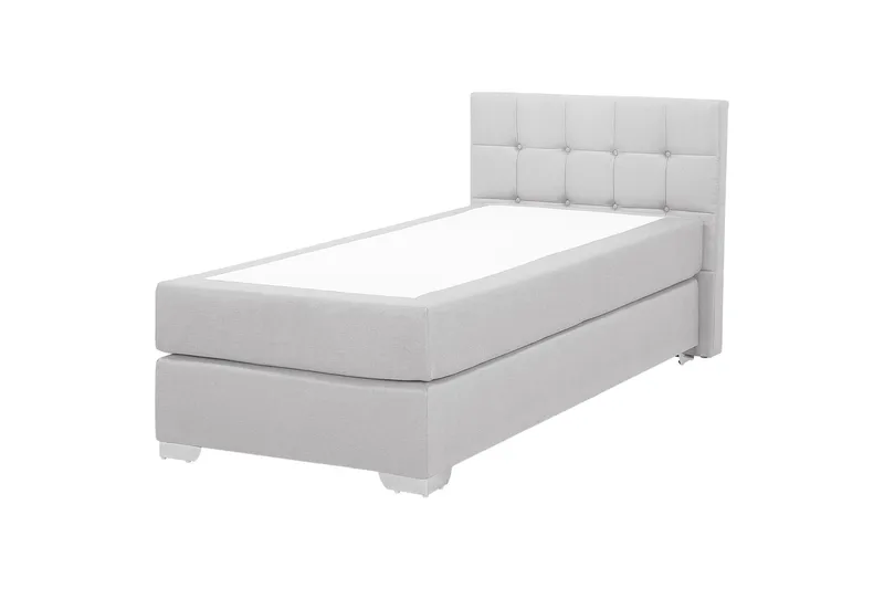 Denae Kontinentalseng 90x200 cm - Grå/Sølv - Møbler - Senge - Enkeltsenge