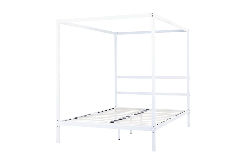 Denaya Himmelsseng 140x200 cm - Hvid - Møbler - Senge - Himmelseng
