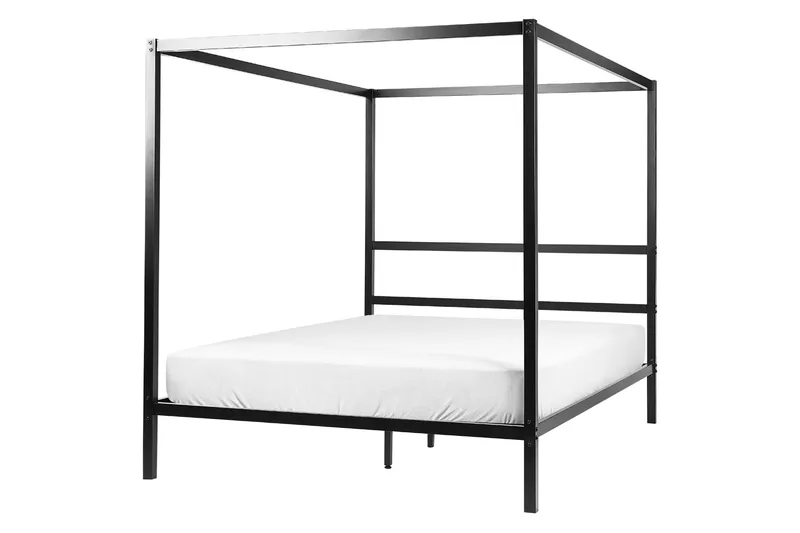 Denaya Himmelsseng 160x200 cm - Sort - Møbler - Senge - Himmelseng