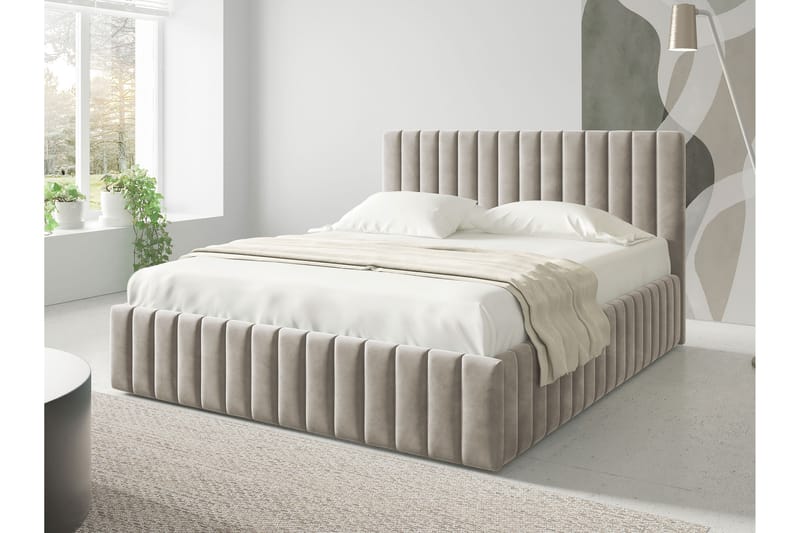 Desio Opbevaringsseng 180x200 cm, Beige