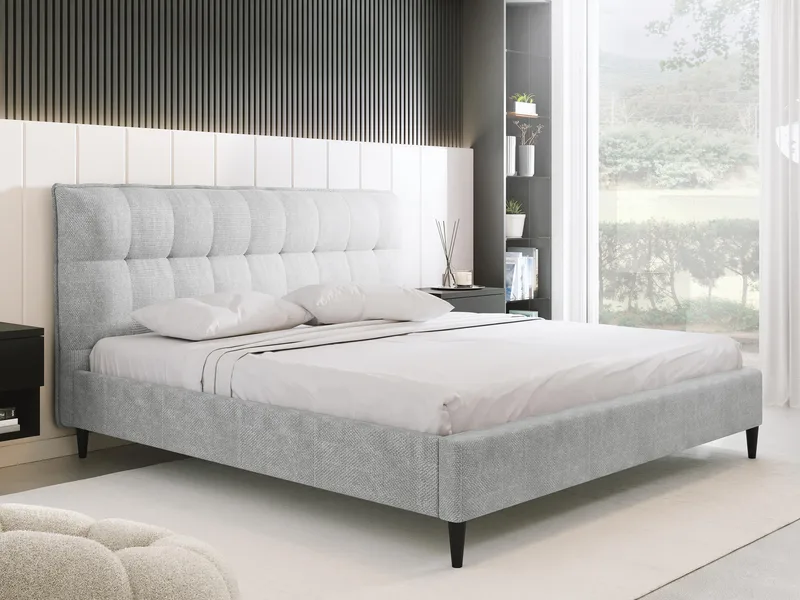 Deyros Sengeramme 180x200 cm - grå - Møbler - Senge - Sengeramme & sengestel