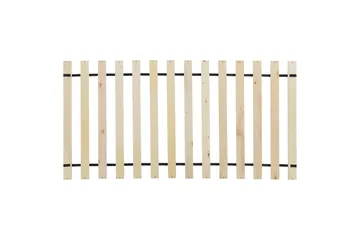 Diantha Sengeramme 90x200 cm - Blå/Lyst træ - Møbler - Senge - Sengeramme & sengestel