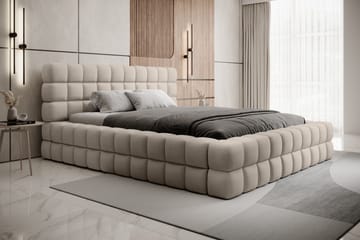 Dizzle Sengeramme 140x200 cm - Beige - Møbler - Senge - Sengeramme & sengestel