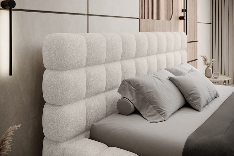 Dizzle Sengeramme 140x200 cm - Hvid - Møbler - Senge - Sengeramme & sengestel