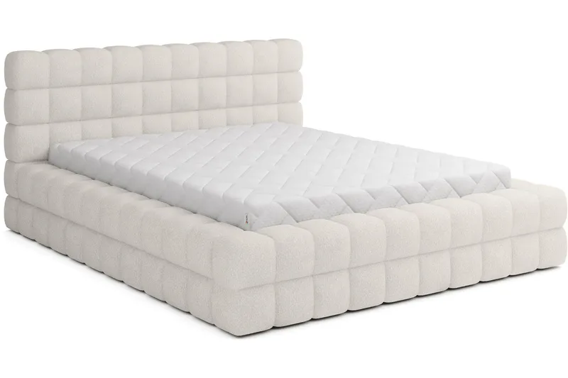 Dizzle Sengeramme 140x200 cm - Hvid - Møbler - Senge - Sengeramme & sengestel