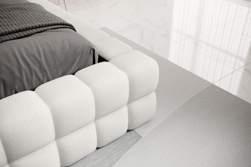 Dizzle Sengeramme 140x200 cm - Hvid - Møbler - Senge - Sengeramme & sengestel