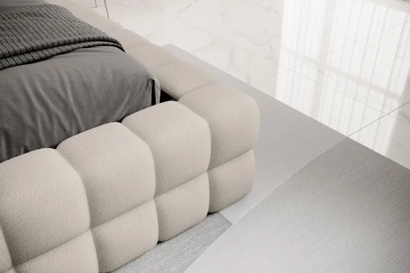 Dizzle Sengeramme 160x200 cm - Beige - Møbler - Senge - Sengeramme & sengestel