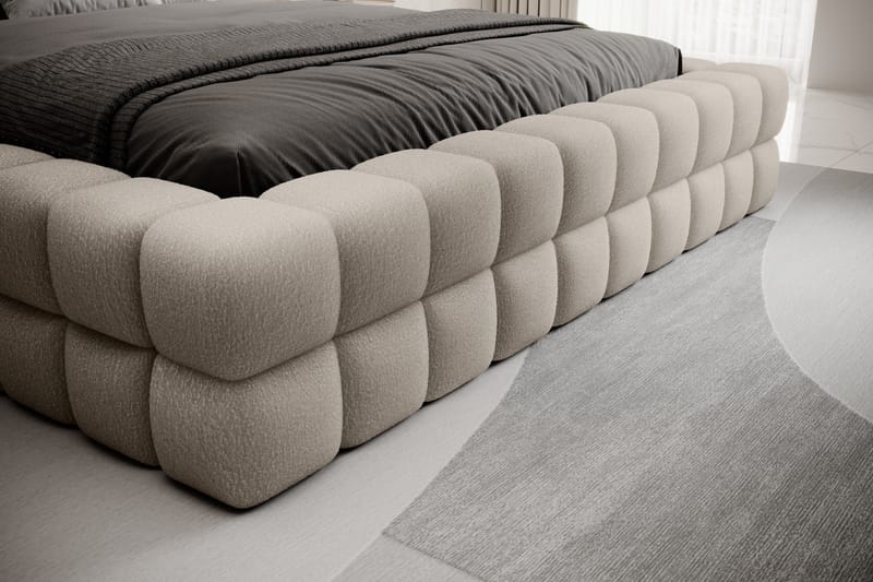 Dizzle Sengeramme 160x200 cm - Beige - Møbler - Senge - Sengeramme & sengestel
