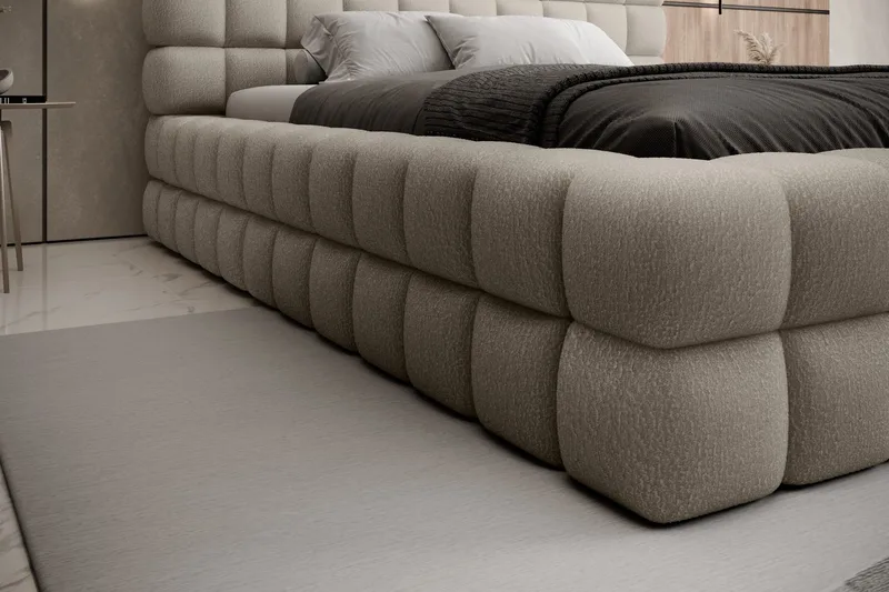 Dizzle Sengeramme 160x200 cm - Beige - Møbler - Senge - Sengeramme & sengestel