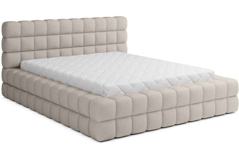 Dizzle Sengeramme 160x200 cm - Beige - Møbler - Senge - Sengeramme & sengestel