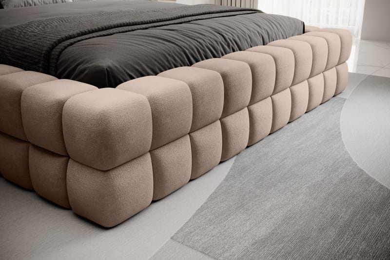 Dizzle Sengeramme 160x200 cm - Beige - Møbler - Senge - Sengeramme & sengestel
