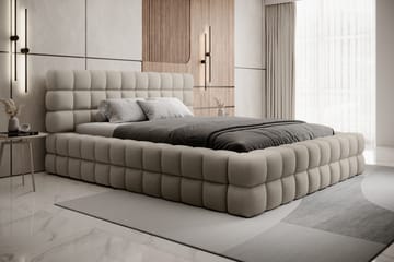 Dizzle Sengeramme 160x200 cm - Beige - Møbler - Senge - Sengeramme & sengestel