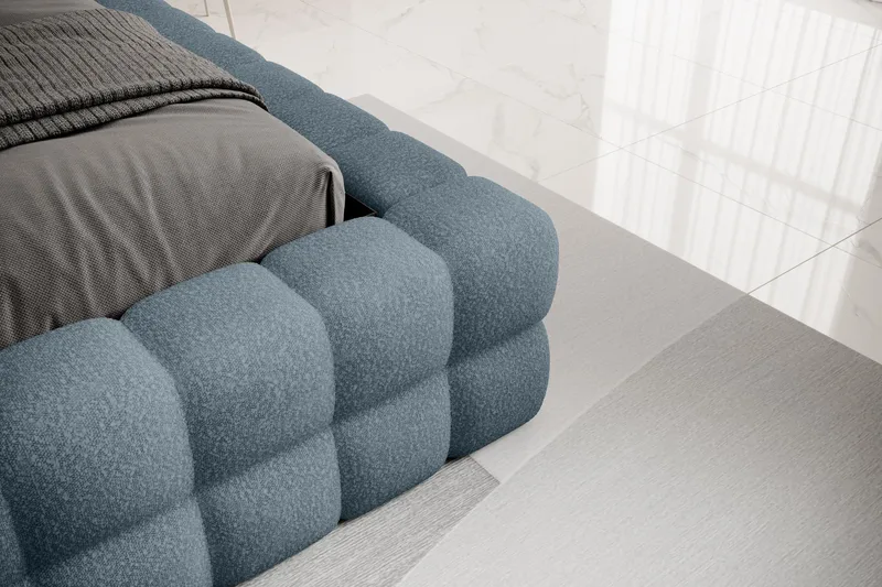 Dizzle Sengeramme 160x200 cm - Blå - Møbler - Senge - Sengeramme & sengestel