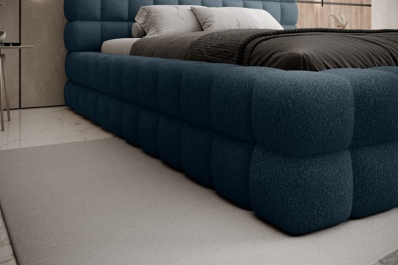 Dizzle Sengeramme 160x200 cm - Blå - Møbler - Senge - Sengeramme & sengestel