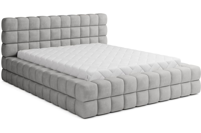 Dizzle Sengeramme 160x200 cm - Grå - Møbler - Senge - Sengeramme & sengestel